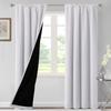 1/2PC Modern 100% High Shading, Waterproof, Heat-insulating, Privacy Indoor and Outdoor Curtains and Door Curtains