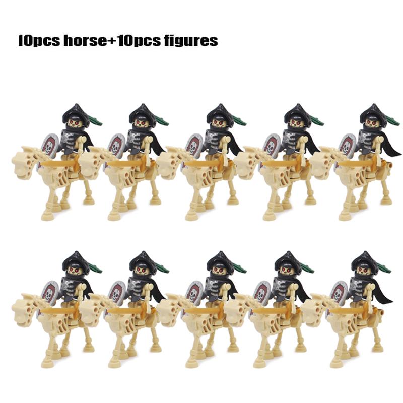 

New Castle Ringwraits Sauron Dragons Knights Battle Army Royal Kings Horses Figures Building Block Bricks Blocks kid toy 10set/Lot
