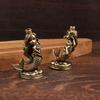 Brass Mermaid Princess Figure Home Decor Ornament, Ocean Life Ornament, Creative Design Home Decoration