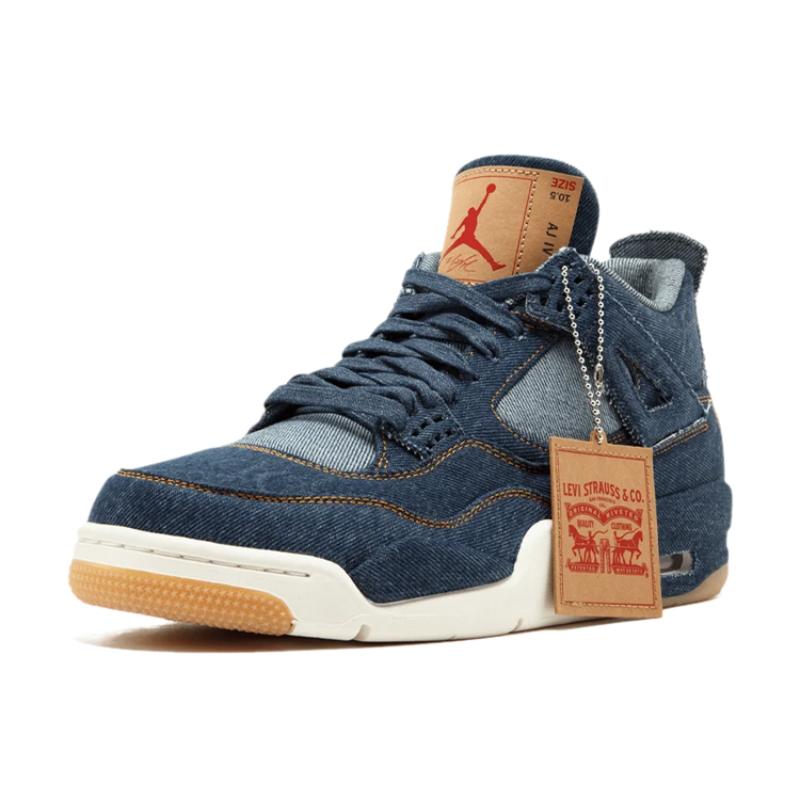 Air Jordan 4 Retro X Levi'ss 'Denim' Jordan AO2571-401