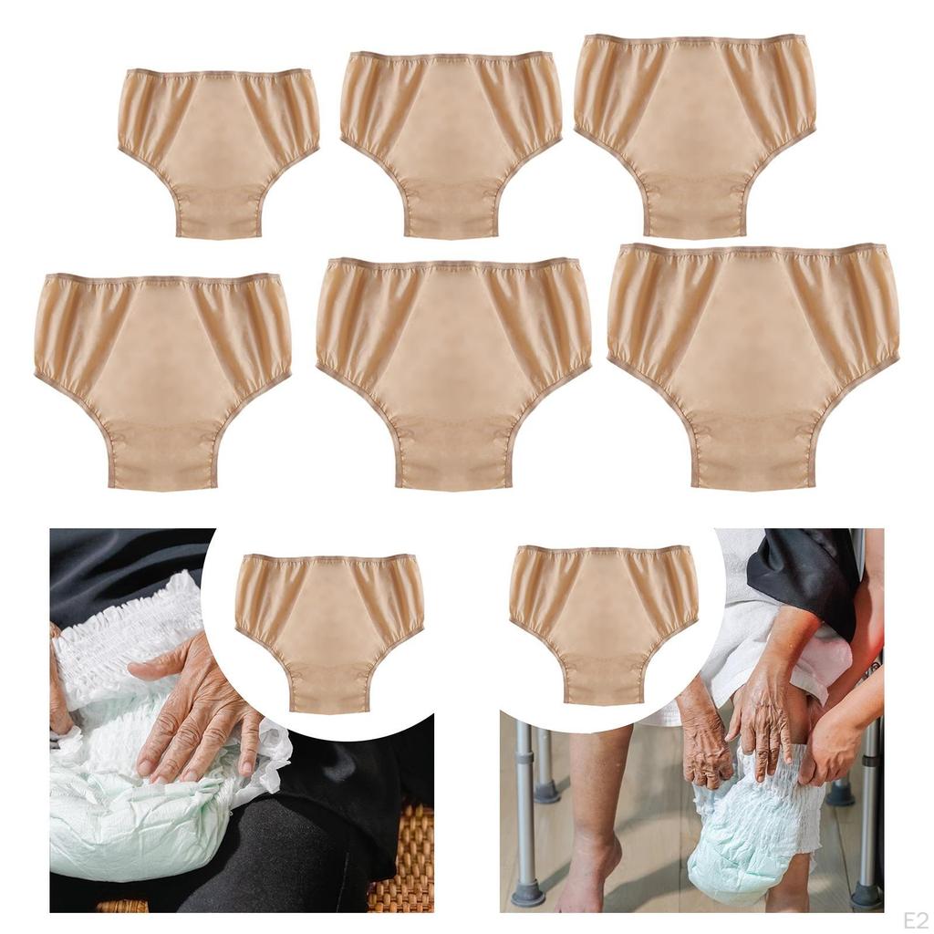 Incontinence Cover Pant Adults Diaper EVA Silent Elastic Pull On Underwear Soft Pants