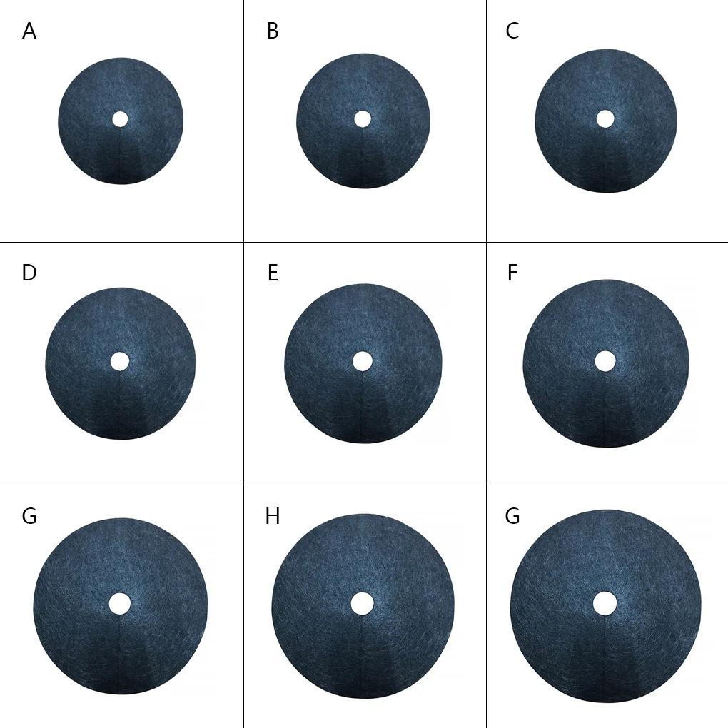 Tree Protection Weed Mat Non-woven Fabric Round Plant Control Trunk Barrier Ring Anti-grass Planting Weeding for Pots Lawn