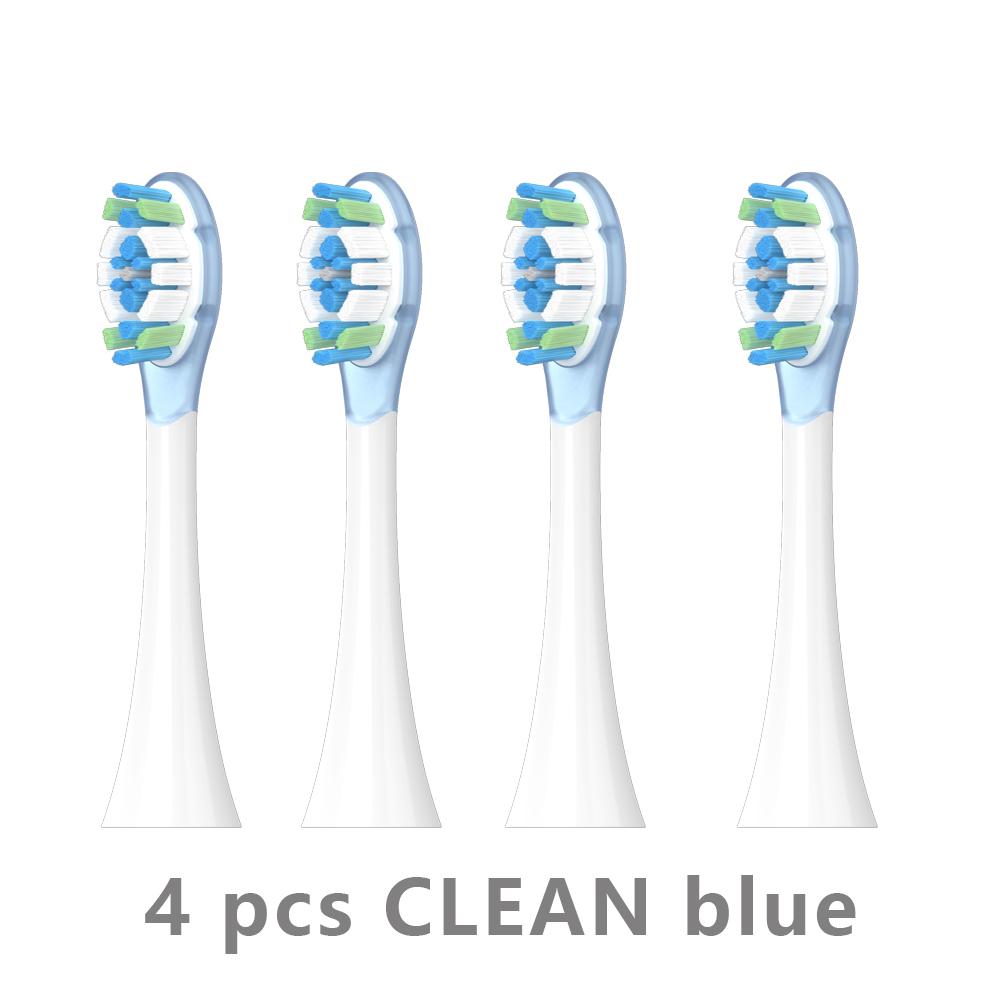 4/8 Pièces Têtes de Brosse de Rechange pour Brosse à Dents Électrique Sonique XIAOMI MIJIA MES609/610 Pro Emballage Scellé