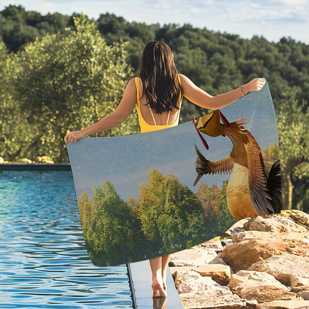 Funny Chicken Joe Towel Drying Bath Towel Applicable To Light Swimming Camping Yoga Beach Out
