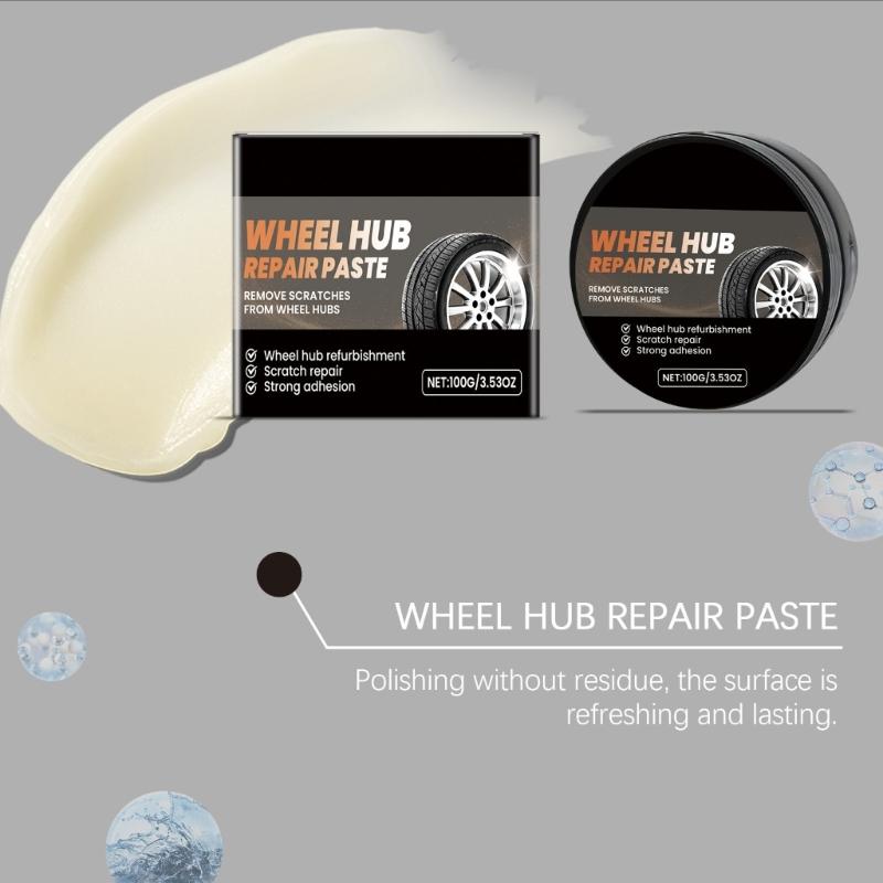 Professional High Efficiency Rims Polishing Cream Wheel Polish Paste for Vehicle Enthusiasts & Auto Detail Professional