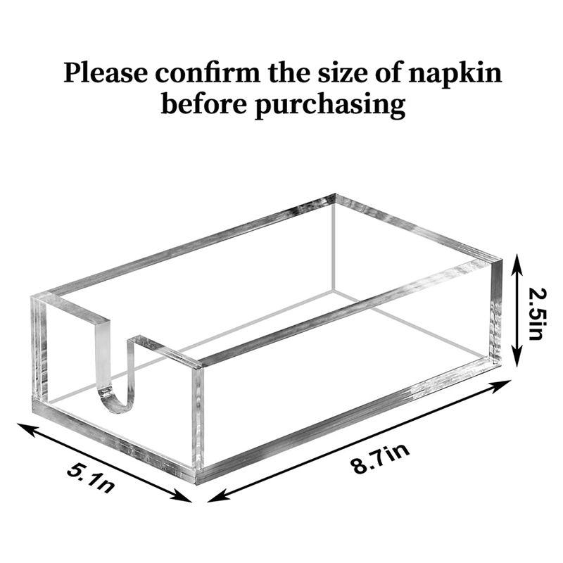 Guter Serviettenhalter Acryl Serviettenhalter für Tisch Cocktail-Serviettenhalter, Servietten-Spender für Zuhause