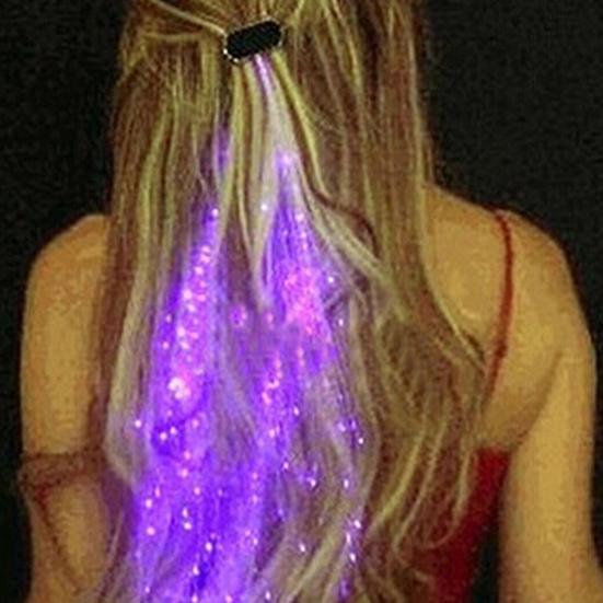 Artificial Hair Soft Harmless Hair Decor Extension for Cool Hair Dancing Party
