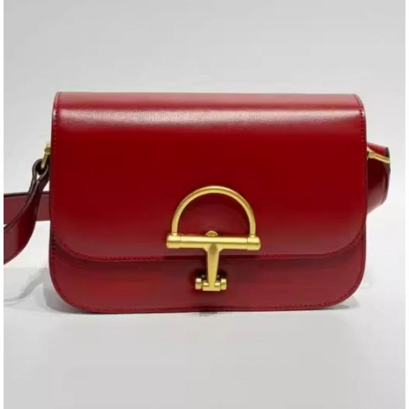2025 Fashionable Simple Armpit Casual Foreign Flavor Solid Color Saddle Portable Single-shoulder Cross-body Bag Female