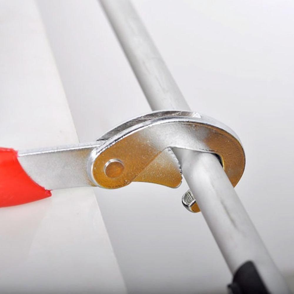 Steel Portable Non-Slip Adjustable Double Ended For Mechanic Spanner Pipe Wrench Hand Tool Wrench