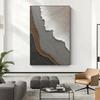 Abstract Textured Posters and Prints Wabi-sabi Style Wall Art Gray and Brown Wall arts Living Room Decor Unframed