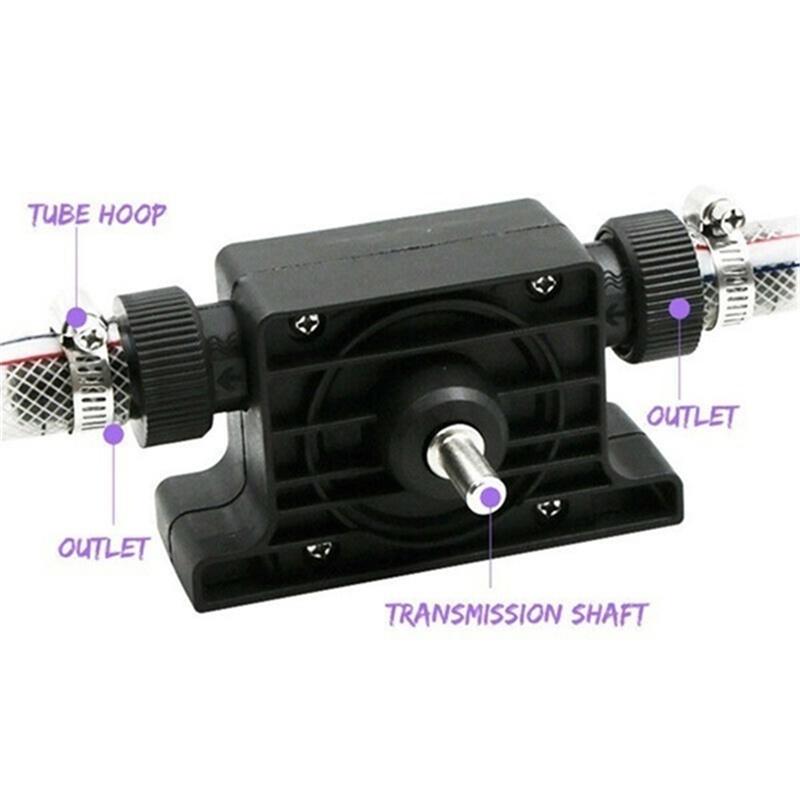 Pompa di perforazione elettrica manuale Delysia King, pompa autoadescante in miniatura, piccola pompa ad acqua per uso domestico, pompa per trapano a mano, pompa diesel