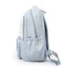 Cute Nylon Backpack for Women – Star Patch Design School Bag with Front Pocket for Everyday Use