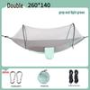 Quick Open Portable Outdoor Hammock with Mosquito Net - Anti-Rollover Design for Adults and Children, Thickened for Camping