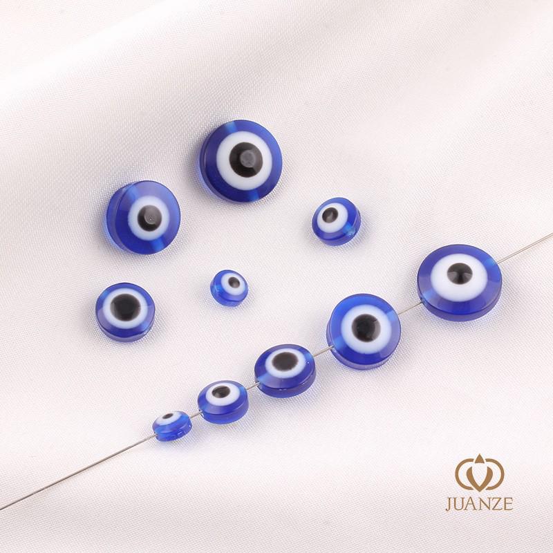 

Ручной работы голубые полимерные глаза для куклы DIY и украшения мультяшного животного Blue Straight Hole (6mm, 50 pieces)