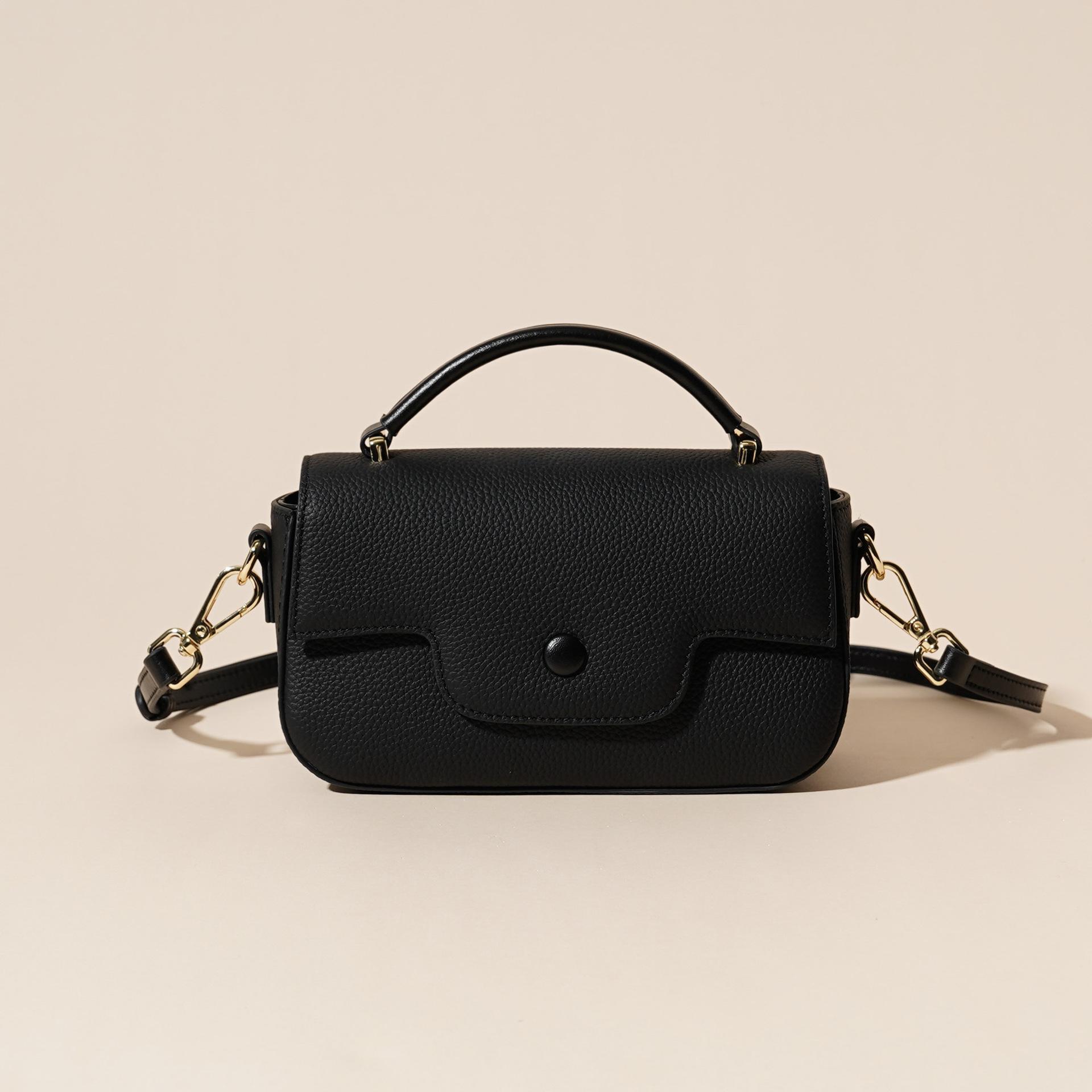 

Нова жіноча сумка з коров ячої шкіри першого шару, універсальна, популярна, ретро, маленька квадратна сумка, висококласна сумка через плече з одним ремінцем 20*7.5*11cm