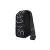 Li Ning X Artist DFT Collaboration Zipper Closure Wade Series Fabric Chest Bag Unisex bags Black ABDR145-1