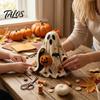 Kit de Patchwork Fantasma Kit de Halloween, Tela DIY Adorno Lindo Hecho a Mano Manualidad Festiva para Adultos, Centro de Mesa Manualidad Niños