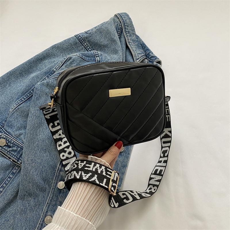 Stylish Small Square Bag For Women In Black White Purple Brown Perfect For Casual Commuting