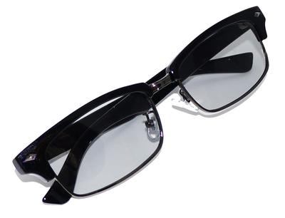 CYPHUS Metal Frame Sunglasses for Men and Women, Unisex, Casual Fashion, UV Protection (Black/Light Smoke)