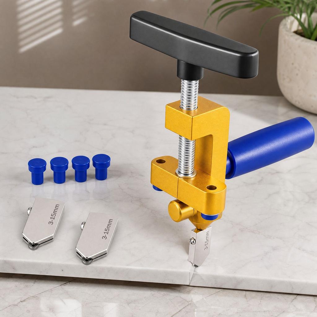 Glass Cutter and Cutting Tool Set for DIY Home, Multipurpose Manual Cutting Tools Kit