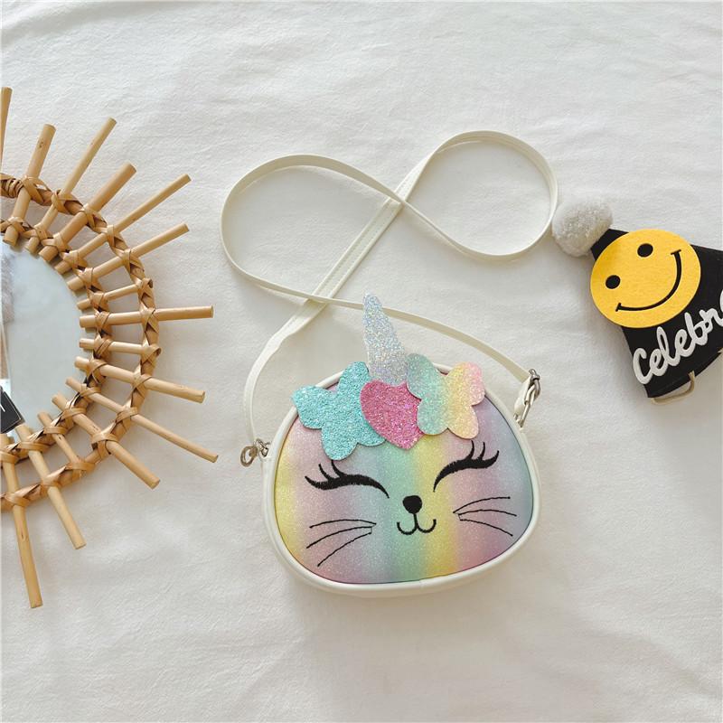 

Fashionable Children s Pu Crossbody Bag Colorful Cartoon Design For Playful Adventures білий