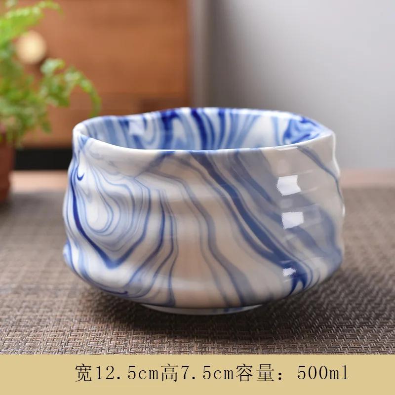 Matcha Bowl Ceramic Tea Set Accessories Tea Set Japanese Tea Ceremony Song Dynasty Tea Salad Soup bowl Special Matcha tea bowl