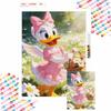 Daisy Duck Flower Basket Diamond Painting Full Diamond Art Kit Handmade Diy Home Decoration Gift