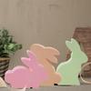 DIY Drip Mold Easter Three-dimensional Cute Rabbit Silicone Mold Soap Mold Rabbit Aromatherapy Candle Mold