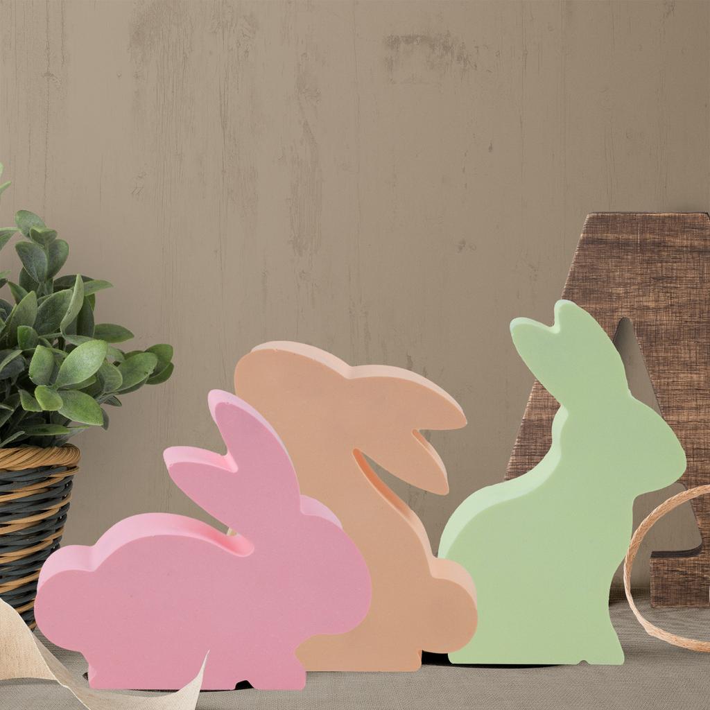 DIY Drip Mold Easter Three-dimensional Cute Rabbit Silicone Mold Soap Mold Rabbit Aromatherapy Candle Mold