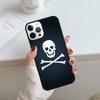 Pirate Skull Cross Bones Phone Case For iPhone 17 Air 14 15 16 16e 13 12 Max Cover For Apple 11 Pro Max Plus Coque