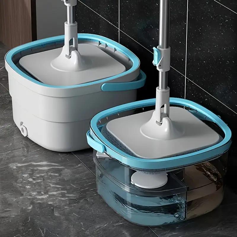 1/3Pcs Mop Water Separation Square Mop With Bucket Mop Heads Microfiber Lazy Floor Floating Clean Sewage Separation Barrel Mop