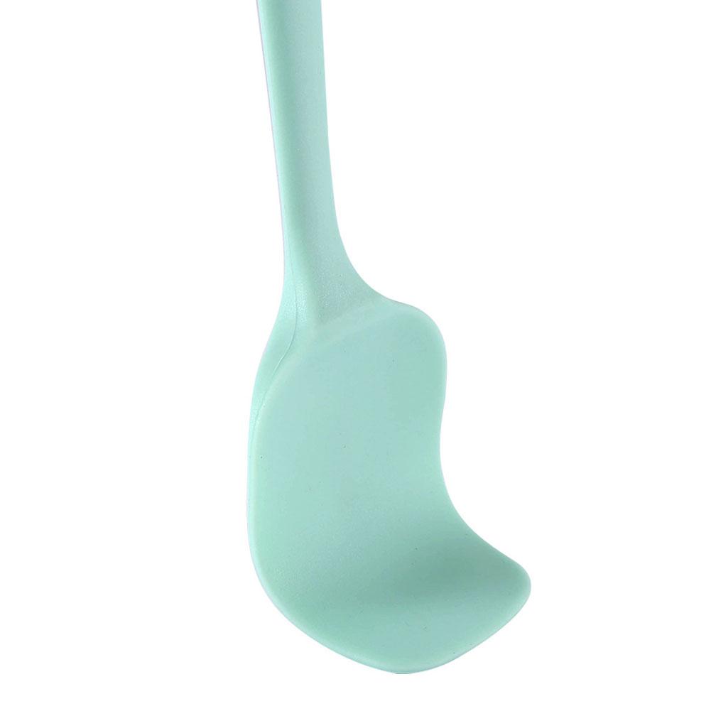 High Temp Resistant Silicone Spatula Cream Scoop Non-stick Kitchen Tool for Baking & Daily Cooking
