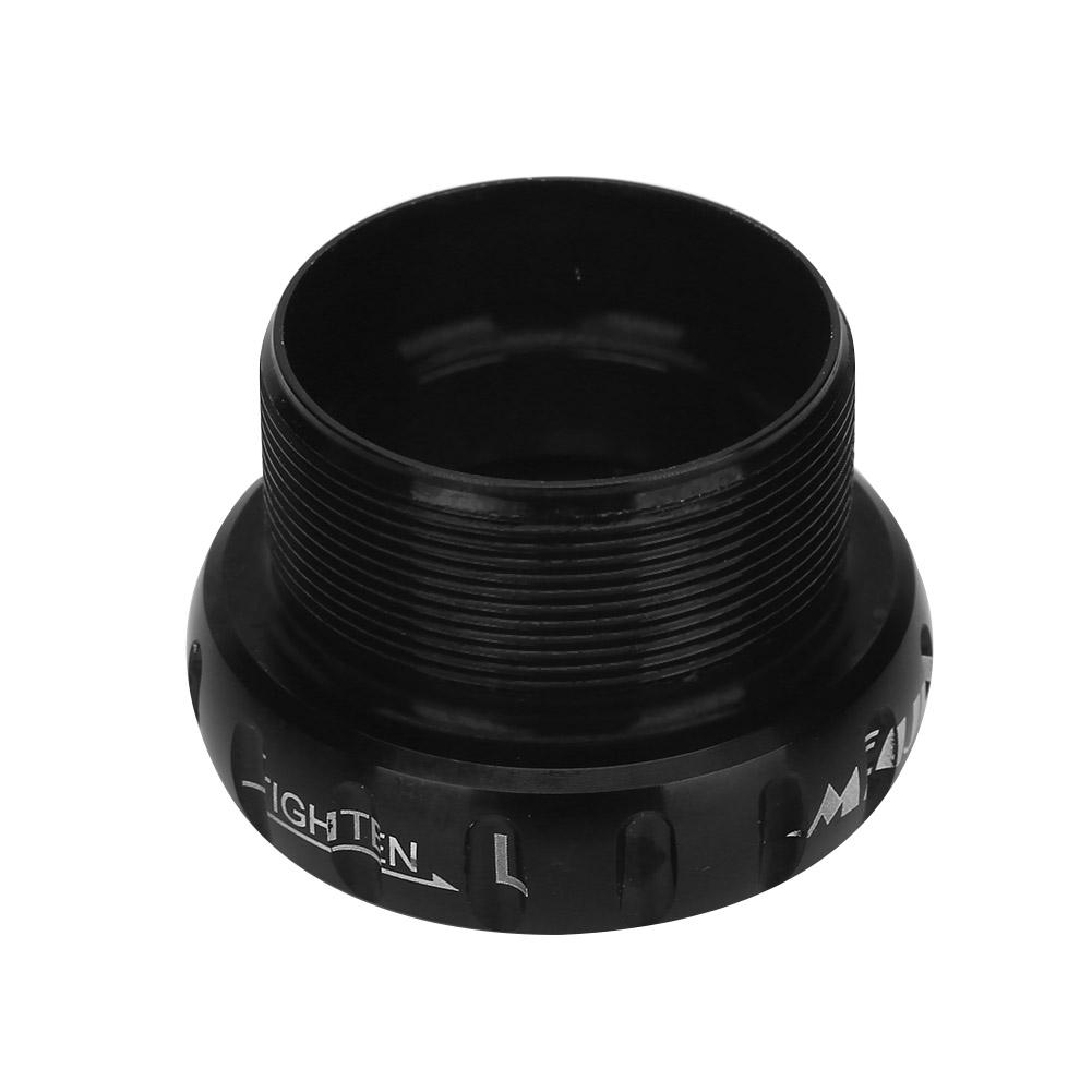 Mountain Bike Chain Wheel Bottom Bracket Thread Integrative Crankset Bearings (Black)