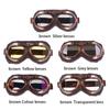 Pilot Retro Brille Staubdichter Linsenrahmen Motorradbrille Cruiser Scooter Snowboard Schutzausrüstung Augenschutz Sonnenbrille
