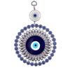 Nordic Hanging Pendant Metal Retro Blue Turkish Eye for Living Room Wall Decoration