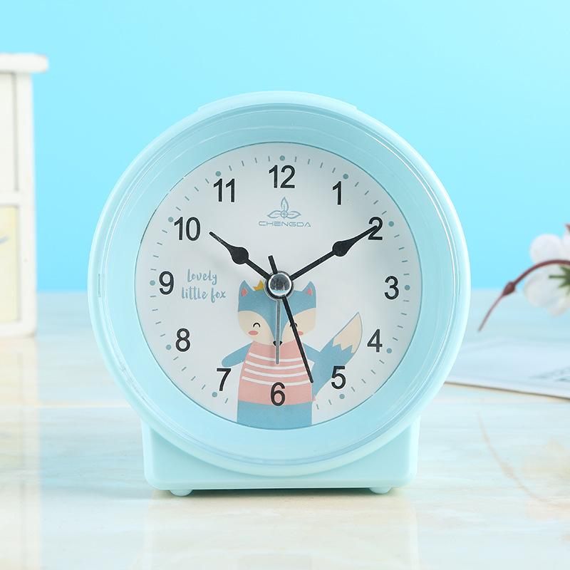 Cute Alarm Clock Simple Clock Cartoon Children'S Bedside Clock Macaron Color Clock A302 Premium Durable Quality