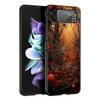 Spider Web Hard PC Phone Case For Samsung Galaxy Z Flip 7 6 5 4 Black Cover For Galaxy Z Flip 3 Foldable Shell Fundas Capas Bags