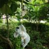 1pc Creative Climbing Rope Squirrel Figurine - Perfect forGarden & Outdoor Decoration!
