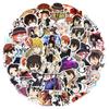 50pcs Bungo Stray Dogs Stickers Reusable Decor For Laptop Trolley Case Graffiti