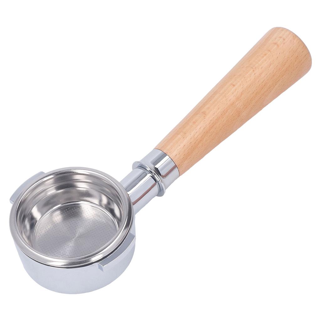 58mm Coffee Portafilter Aluminum Alloy 2 Ears Bottomless Portafilter Handle with Single Layer
