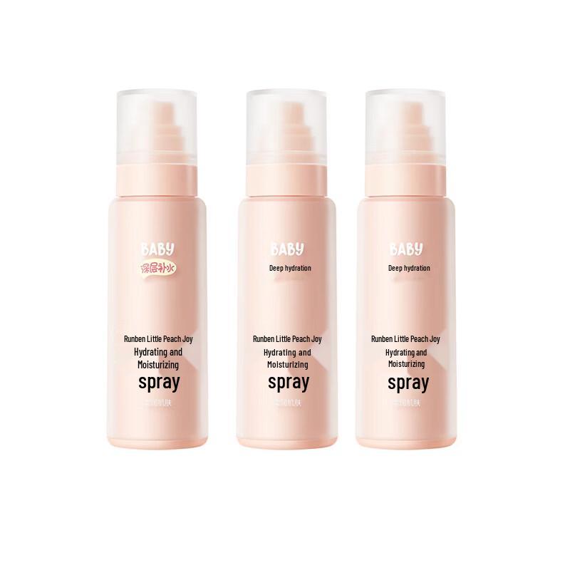 RUNBEN Little Peach Joy Hydrating Mist Spray (3x99ml)