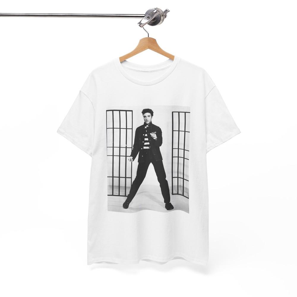 Elvis Presley Tshirt Vintage Nashville The King Merch Unisex Heavy Cotton Tee Unisex T-Shirt M