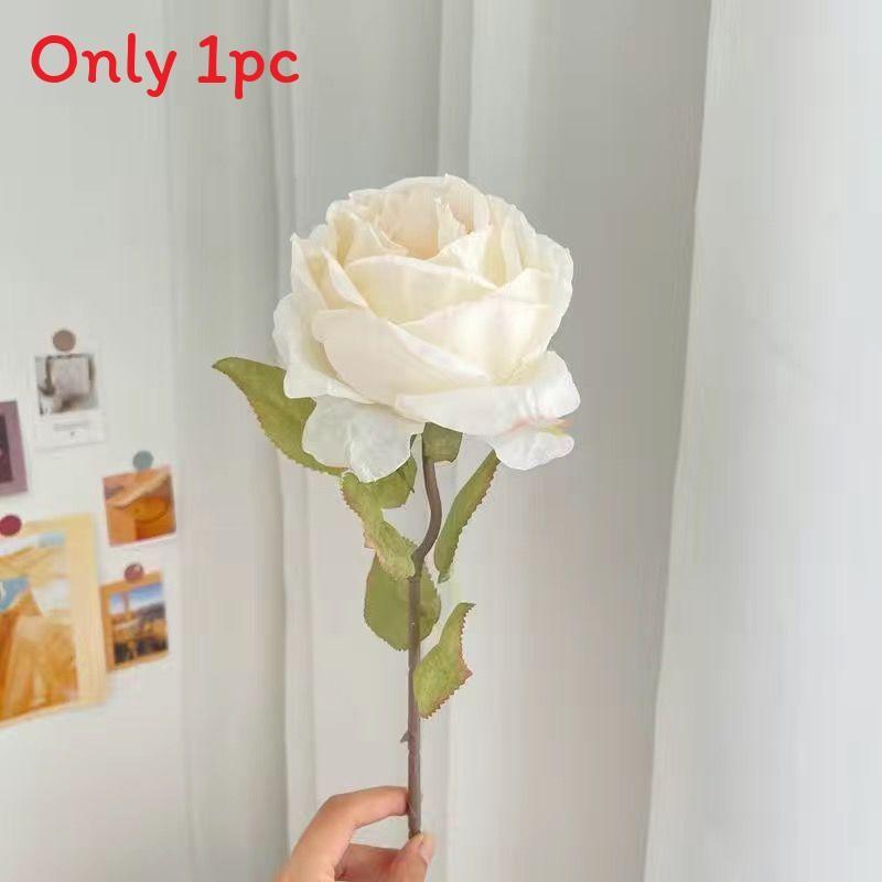 Style French Faux Silk Roses For Wedding Decor Photography Props Styling Home