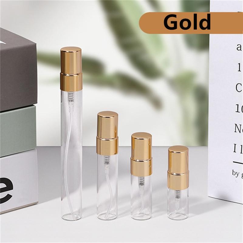 

Оптовая упаковка 10/50 шт. Золотые мини-пустые флаконы-спреи размерами 2 мл-10 мл. Косметика. Парфюмерия. Стеклянные пробники для образцов для оптовой продажи. 2ML&10PCS золотой
