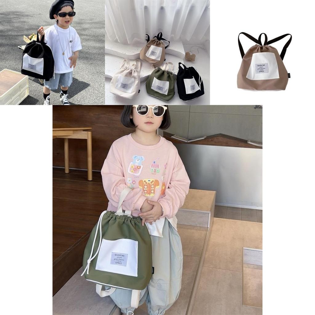 Trendy Large Capacity Kids Shoulder Bag Stylish Cool Dual Backpack For Boys Girls