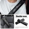 1/2PC Carbon Fiber Seat Belt Cover Safety Sleeve Padding Car Styling For Alfa Romeo 159 147 166 Stelvio Giulietta MiTo Giulia GTTM6 