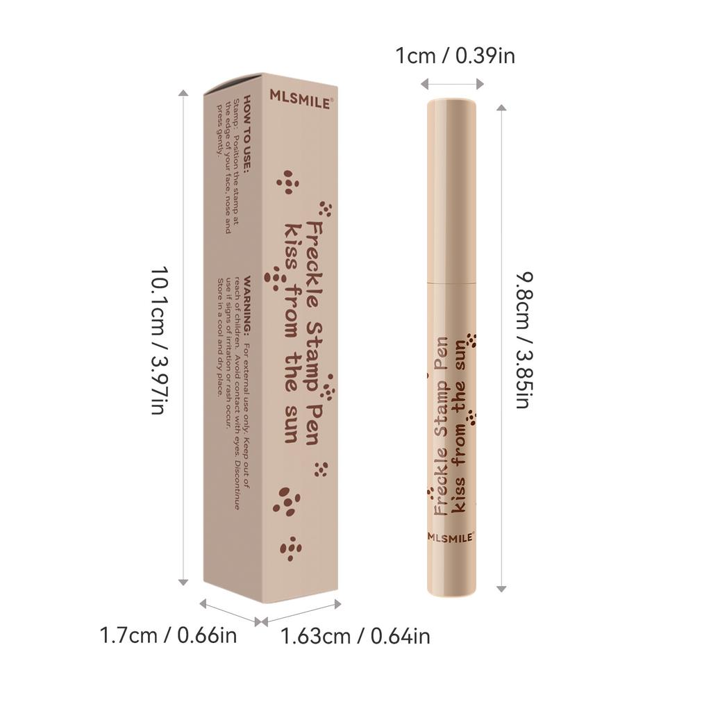 MLSMILE natural simulation freckle pen color rendering waterproof quick drying not easy to take off makeup seal spot pen naked makeup