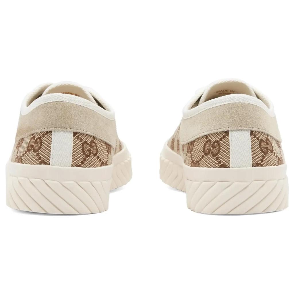 Gucci GG Monogram Sneakers Beige 738992 FABQA 9796