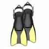 Adjustable Accessible Heel Flippers Flexible Adjustable Underwater Fins Accessible Heel Aquatic Fins Soft Foot Pocket for Adults