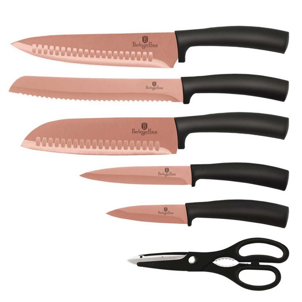 BERLINGER HAUS BH-2401 Rose Gold Knife Set